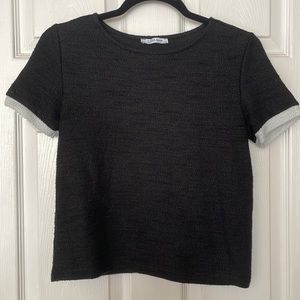 Black cloth tee (lightly worn)